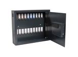 Pavo 8015641 Cassaforte A Chiave Magnetica Di Alta Sicurezza Grigia Con Serratura Elettronica A 20 Ganci