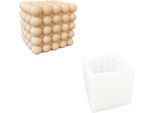 Stampo In Silicone Jesmonite A Bolla 9X9 Cm Per Colata Creativa