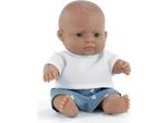 Miniland Baby Doll Giocattolo Educativo Ragazzo Latino-Americano 21 Cm