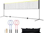 Succebuy 20Ft Badminton Net Set, Pallavolo Portatile, Pickleball E Rete Da Tennis Per Uso Esterno
