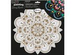 Aladine Pittura Mandala Set Di Pittura A Punti 30 Cm Giocattolo Creativo