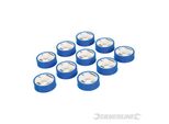 Silverline 250475 Nastro Sigillante Per Filettature In Ptfe, Bianco, 10 Pz