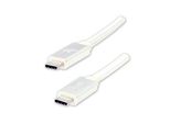 Cavo Usb Logo (3.2 Gen 1) Usb C Maschio - Usb C Maschio 1M Bianco 5 Gbps, 5V/3A Treccia Di Nylon, H