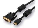 Logo Cavo Video Dvi (18+1) Maschio - Hdmi Maschio 3 M Connettori Dorati Nero