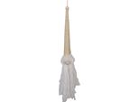 Clayre & Eef Ciondolo Decorativo Gnomo 48 Cm Beige Sintetico