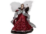 Angelo Decorativo Natalizio Clayre & Eef 28 Cm In Plastica Rossa