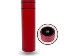 Bot Thermos Con Termometro E Batteria Sostituibile Rosso