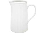 Greengate Caraffa Alice Bianco Caraffa Da 1 Litro Stoviglie Per Tutti I Giorni Caraffa Per Succhi Di Frutta Bianco