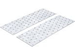 Bgs Diy 80788 | Stahl-Lochplatten-Satz | 300 X 100 X 2 Mm | 2-Tlg.