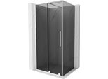Mexen Velar Cabina Doccia Scorrevole 120 X 80 Cm, Grafite, Bianco - 871-120-080-41-20