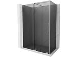 Mexen Velar Cabina Doccia Scorrevole 160 X 85 Cm, Grafite, Bianca - 871-160-085-41-20