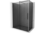 Mexen Velar Cabina Doccia Scorrevole 140 X 85 Cm, Grafite, Nero - 871-140-085-41-70