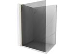 Mexen Kioto L Parete Doccia Walk-In 120 X 200 Cm, Grafite, Oro Spazzolato - 800-120-103-55-40