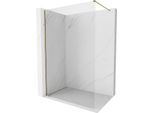 Mexen Kioto-X Parete Doccia Walk-In 60 X 200 Cm, Trasparente 10 Mm, Oro - 800-060-101-50-00-X