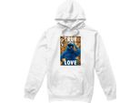 Sesame Street - Felpa Con Cappuccio "Beautiful Cookies"" Per Uomo/Donna Unisex TV23023 (Xxl) (Bianco)"