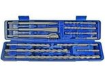 Set Di Martelli, Punte E Scalpelli | Attacco Sds, Punta In Metallo Duro | 5 - 20 Mm | 12 Pz.