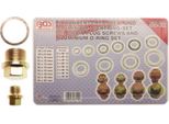 Bgs Assortimento Di Bulloni Della Coppa Dell'olio E Anelli Di Tenuta In Alluminio 534 Pezzi - 8119