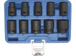 Bgs Kraft Set Di Chiavi A Bussola Esagonali A Trazione Quadrata 12,5 Mm Sw 10 - 24 Mm 10 Pz.