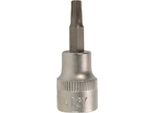 Bgs Bit Presa Quadra 10 Mm (3/8") Profilo T (Per Torx) Con Foro T27 - 2573"