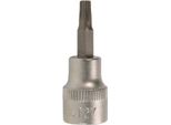 Bgs Bit Presa Quadra 10 Mm (3/8") Profilo A T (Per Torx) Con Foro T25 - 2572"