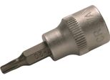 Bgs Bit Presa Quadra 10 Mm (3/8") Profilo T (Per Torx) Con Foro T20 - 2571"