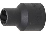 Bgs Chiave A Bussola A Profilo Elicoidale / Estrattore Di Viti Con Attacco Quadro 12,5 Mm (1/2") Sw 10 Mm - 5266-10"