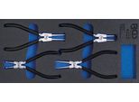 Bgs Carrello Da Officina 1/3: Set Di Pinze Per Anelli A Scatto 4 Pezzi