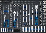 Bgs 3/3 Inserti Per Carrello Da Officina: Set Di Chiavi A Bussola Da 192 Pezzi Pro Torque - 4036