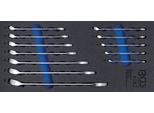 Bgs Carrello Da Officina 1/3: Set Di Chiavi Combinate Sw 6 - 22 Mm 12 Pezzi - 4082