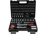 Set Di Chiavi A Bussola, Profilo Dell'albero | Azionamento 6,3 Mm (1/4") / 12,5 Mm (1/2"") | 115 Pz."