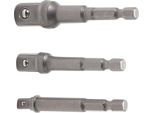 Bgs Set Di Adattatori Per Trapani Esagono Esterno 6,3 Mm (1/4") Uscita Esagono Esterno 6,3 Mm (1/4"") / 10 Mm (3/8"") / 12,5 Mm (1/2"") / 3 Pezzi - 9685"
