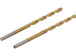 Bgs Punte Elicoidali HSS-G Nitrurate Al Titanio 2,5 Mm 2 Pezzi. - 2040-2.5