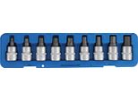 Set Di Bussole Con Esagono Cavo | Azionamento Quadrato 20 Mm (3/4") | Bussola Esagonale, Profilo A T (Per Torx) | 9 Pz."