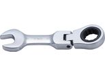 Bgs Chiave Ad Anello A Cricchetto, Corta, Angolata Sw 15 Mm - 6915