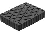 Bgs Supporto In Gomma Per Piattaforme Di Sollevamento 160 X 120 X 30 Mm - 7006