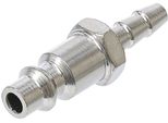 Bgs Nipplo A Innesto Per Aria Compressa Con Attacco Per Tubo Flessibile Da 6 Mm Us / Francia - 7060