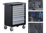 Bgs Carrello Da Officina 7 Cassetti Con 263 Utensili - 6062
