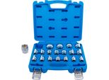 Bgs Set Di Chiavi A Bussola Esagonali A Guida Quadrata 12,5 Mm (1/2") Sw 8 - 32 Mm 19 Pezzi - 9131"