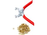 Pinza Per Occhielli Con 100 Occhielli Tondi | 5,0 Mm