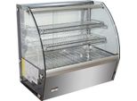 Vetrina Riscaldata Da Tavolo Combisteel Da 100 Litri - Espositore Per Snack Bar, Apparecchio Da Tavolo