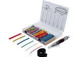 Bgs Mini Cannello A Gas Caldo Con Tubo Termorestringente Assortimento Colorato Con Accensione Piezoelettrica 162 Pz - 70143