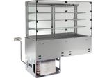 Vetrina Refrigerata Da Incasso Kbs Per Self-Service 800 X 700 X 1580 Mm Gn 2/1 In Vetro