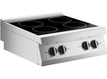 Kbs Piano Cottura A Induzione 4 Piastre 800 X730 X320 Mm 4X 3,5 Kw Unità Da Tavolo 400 Volt