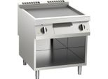 Kbs Piastra Elettrica Cromata Liscia 16,2Kw 3 Zone Di Riscaldamento Struttura Aperta