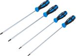 Set Di Cacciaviti | Extra Lunghi | Profilo A T (Per Torx) | T15 - T30 | 4 Pz.