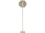 Lampada Da Terra Terra 39,5 X 155 X 39,5 Cm Metallo Beige