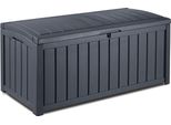 Keter Glenwood - Cassetta Da Giardino 390 L - 128 X 65 X 61 Cm - Antracite