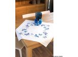 Tovaglia Vervaco "Farfalle Blu"", Motivo Di Ricamo Disegnato"