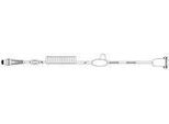 Honeywell - Cavo Seriale - DB-9 (W) 5,0 M - A Spirale - Nero - Per Thor VM1A (CBL-020-500-C00-01)