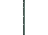 Alberts 677671 Paletto Per Recinzione A Due Picchetti, Con Fissaggio A Fascetta, Zincato A Caldo, Lunghezza 1750 Mm, Palo 60 X 40 Mm